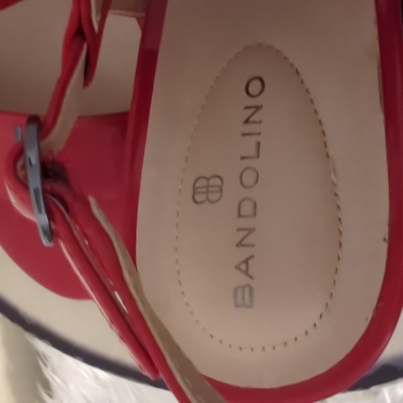 Bandolino Red Open Toe Shoes - Picture 8 of 11